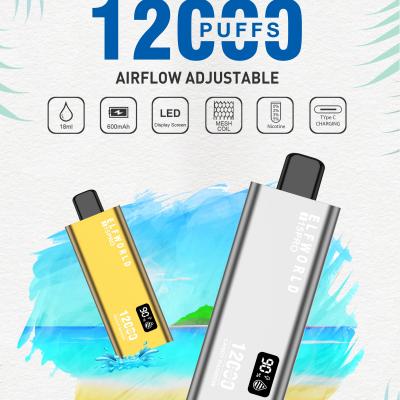 Elf World i15PRO 12k Puffs Rechargeable E Cigarette Wholesale Puff