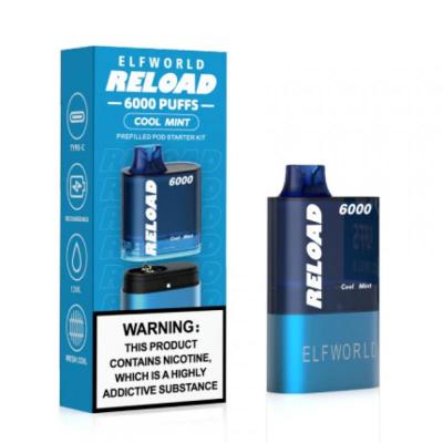 Elfworld Reload 6000 puffs Kit Disposable Vape France