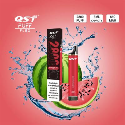 Europe warehouse QST Puff Bar Flex 2800 Puffs Disposable