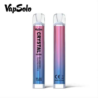 Hot Selling Vapsolo Crystal 600 puffs Disposable Vape