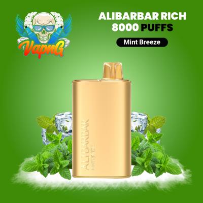 ALIBARBAR RICH 8k PUFFS disposable vape Long-lasting Battery