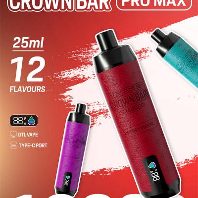 Original DTL Vape Vapme Crown Bar Pro Max 18000 Puffs