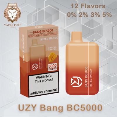 UZY BANG BC5000 puffs electronic cigarettes Europe warehouse