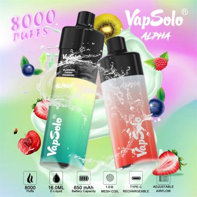 Vapsolo alpha 8000 Puffs disposable vape